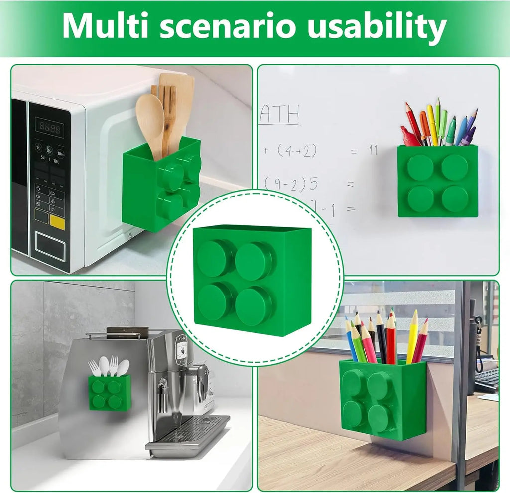 Magnetic Fridge Side Storage Rack – Kitchen Wrap & Straw Holder