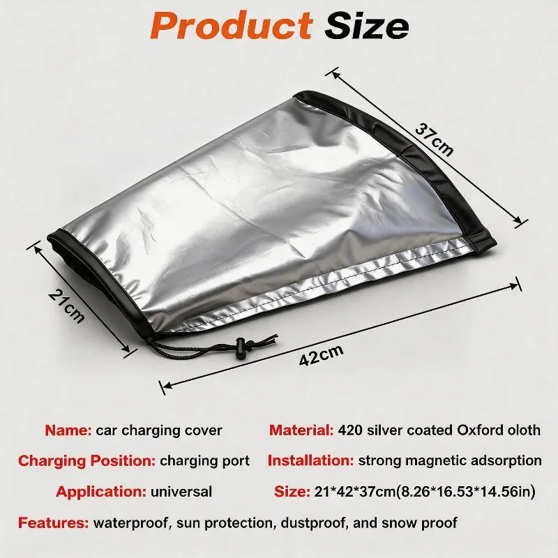 EV Charger Port Rain Cover – Waterproof Oxford Cloth Protector