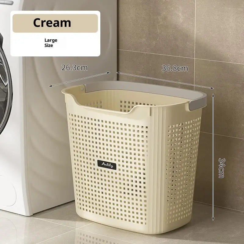Multi-size Large Capacity Laundry Storage Dirty Clothes Basket Handle Zpaxo Yellow L