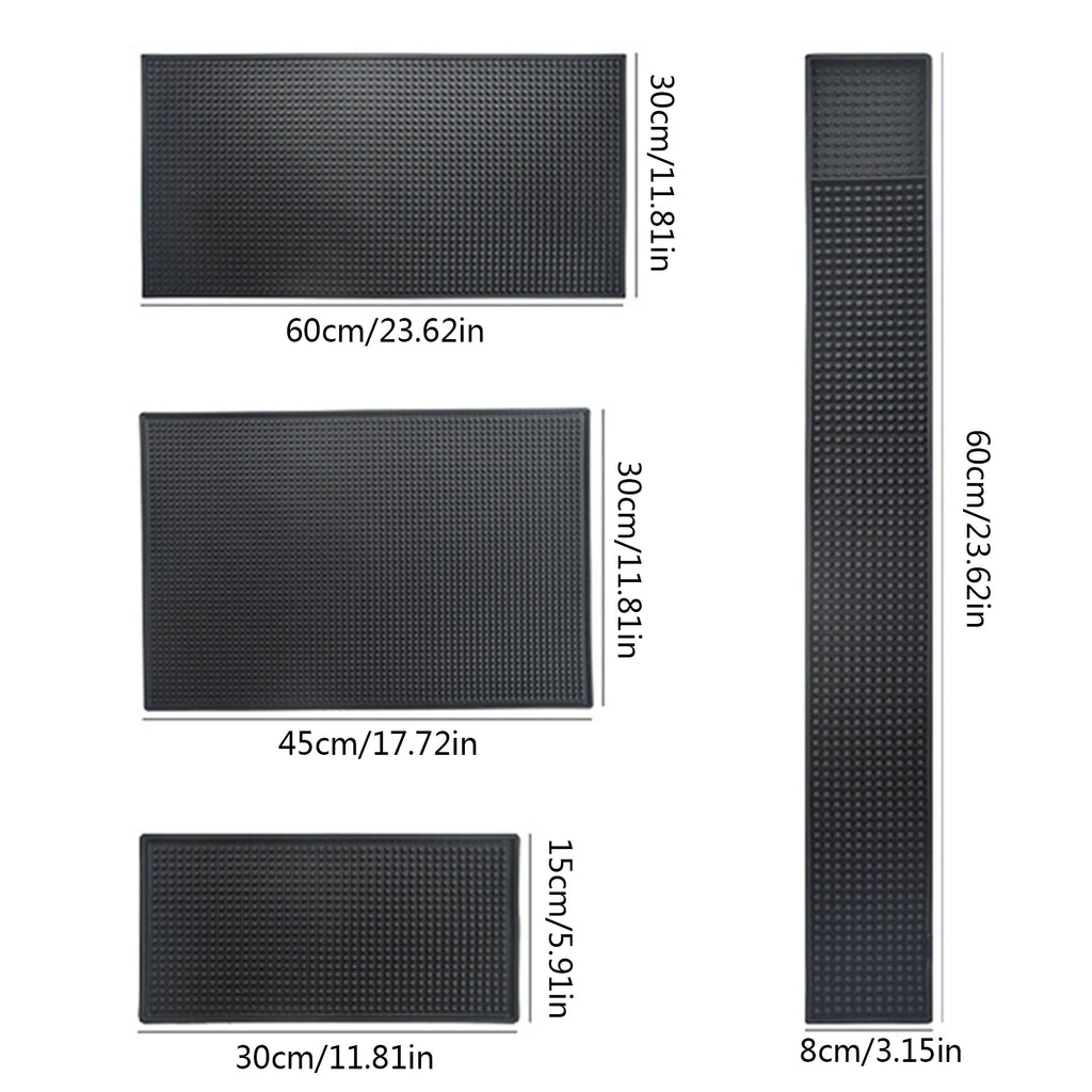 Cup Mat Placemat PVC Wear-resistant Rectangle Bar Service Spill