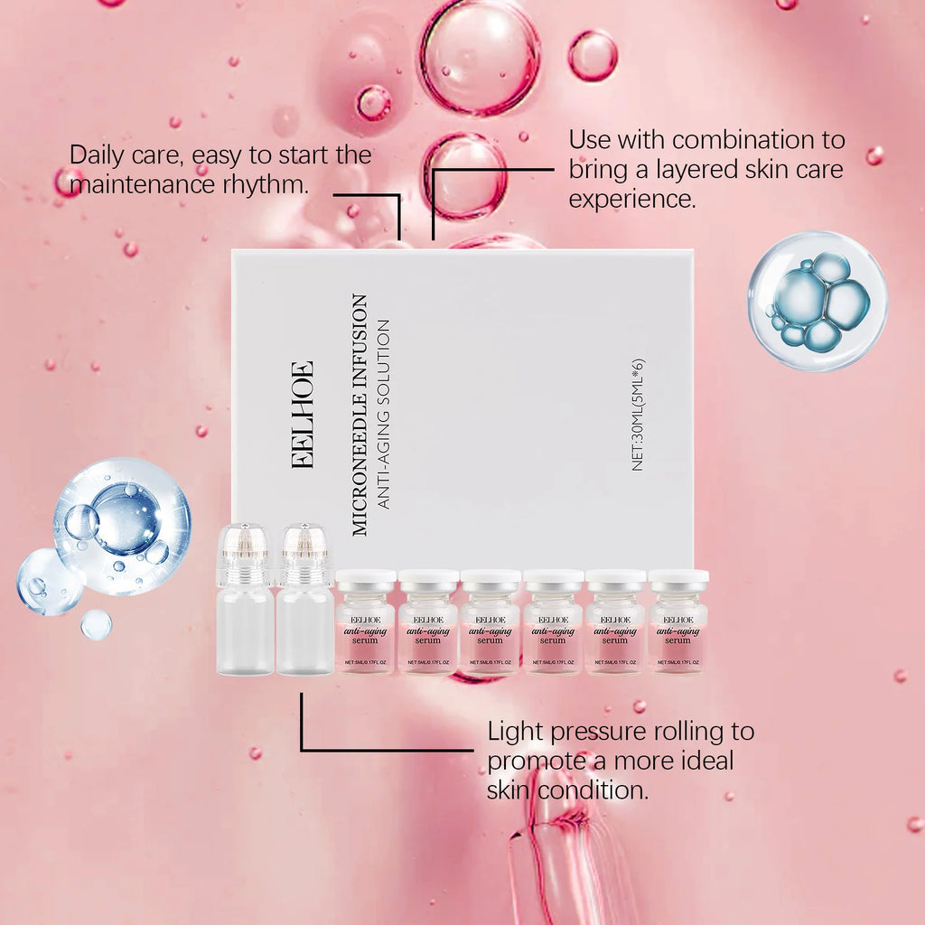 Eelhoe Microneedle Roller Set – Anti-Aging Hyaluronic Acid Serum Microneedle Roller Set Zpaxo