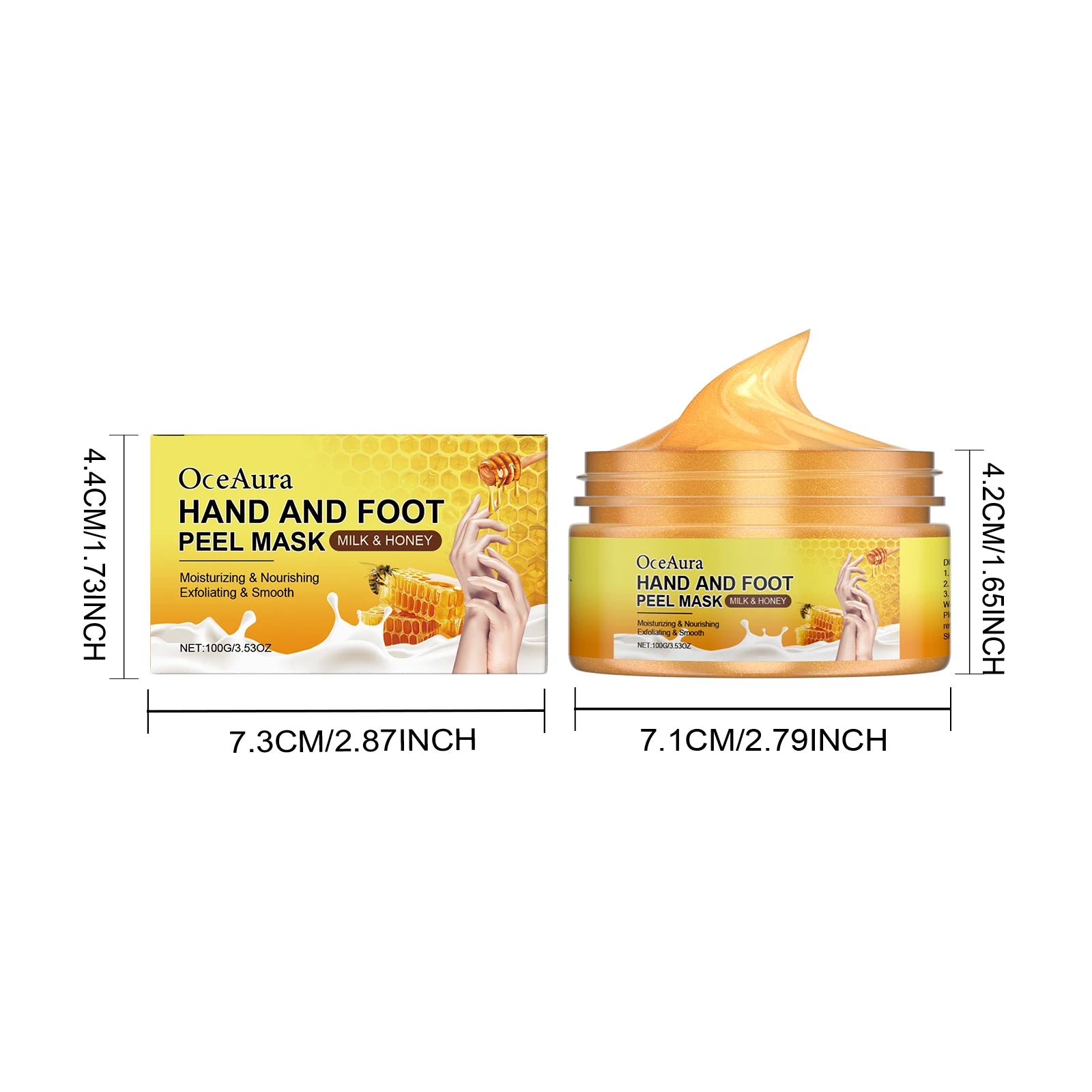 Exfoliating Hand Foot Mask Moisturizing Improve Rough Dryness Heel Cracked Care Remove Callus Dead Skin Soft Smooth Skin Care Zpaxo