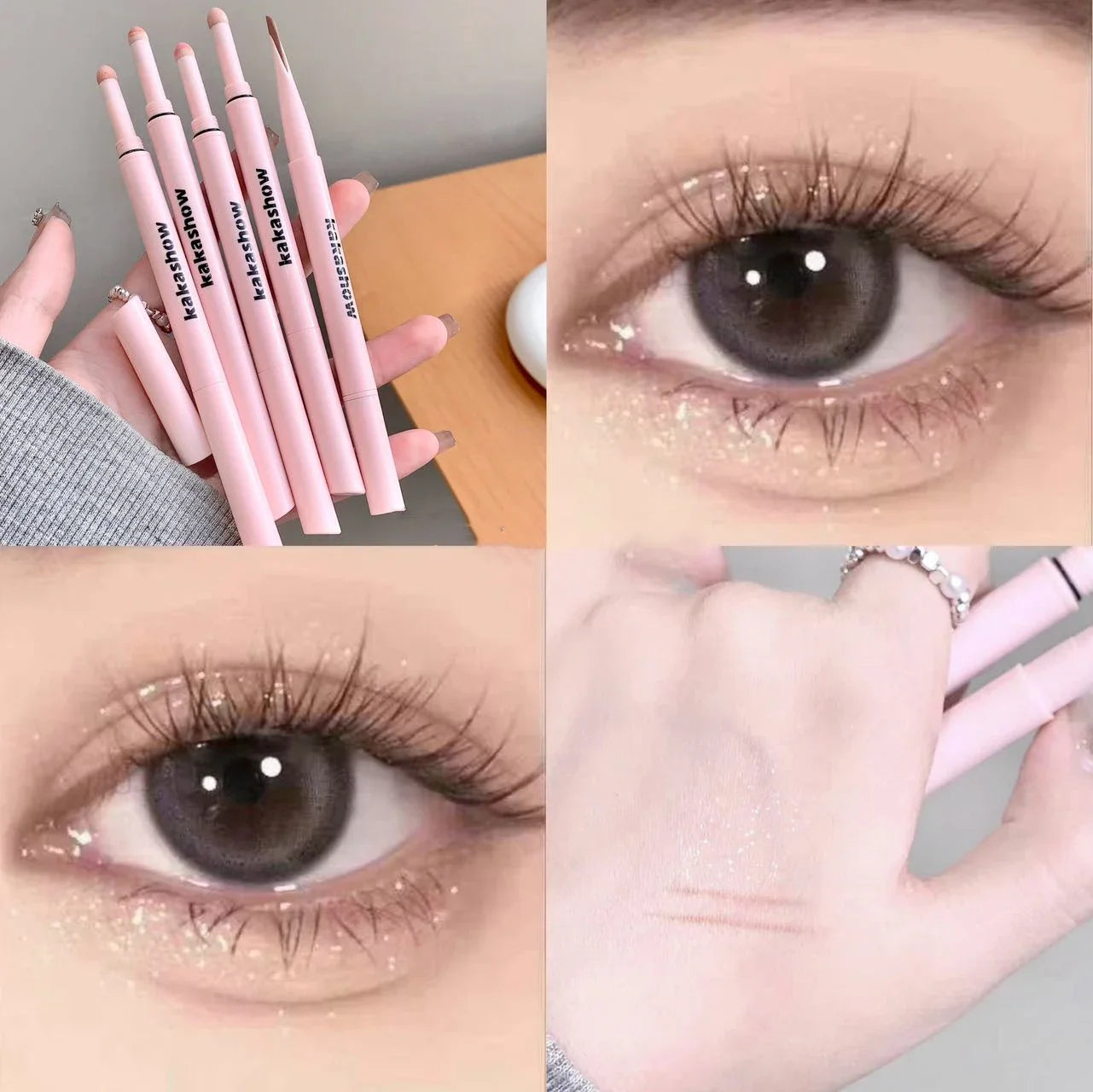 Mulitfuntional Double Ended Lying Silkworm Pen Eyeliner Pencil Zpaxo 04