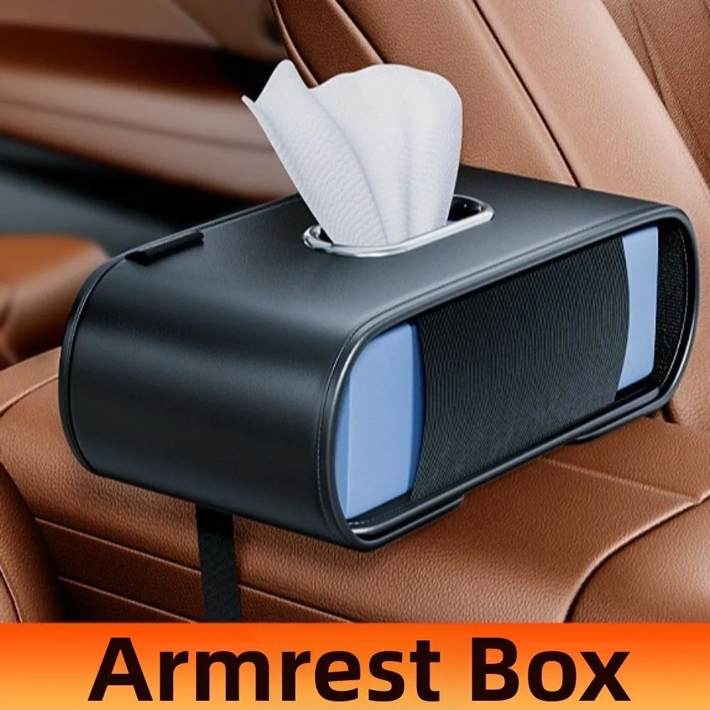 Easy Install Car Tissue Box Waterproof Portable Holder Durable Zpaxo