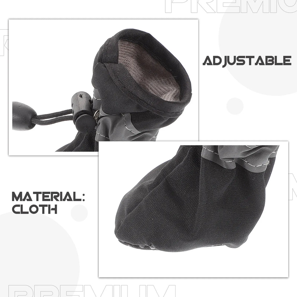 Drawstring Dog Booties Small Dogs Nonslip Waterproof Breathable Puppy