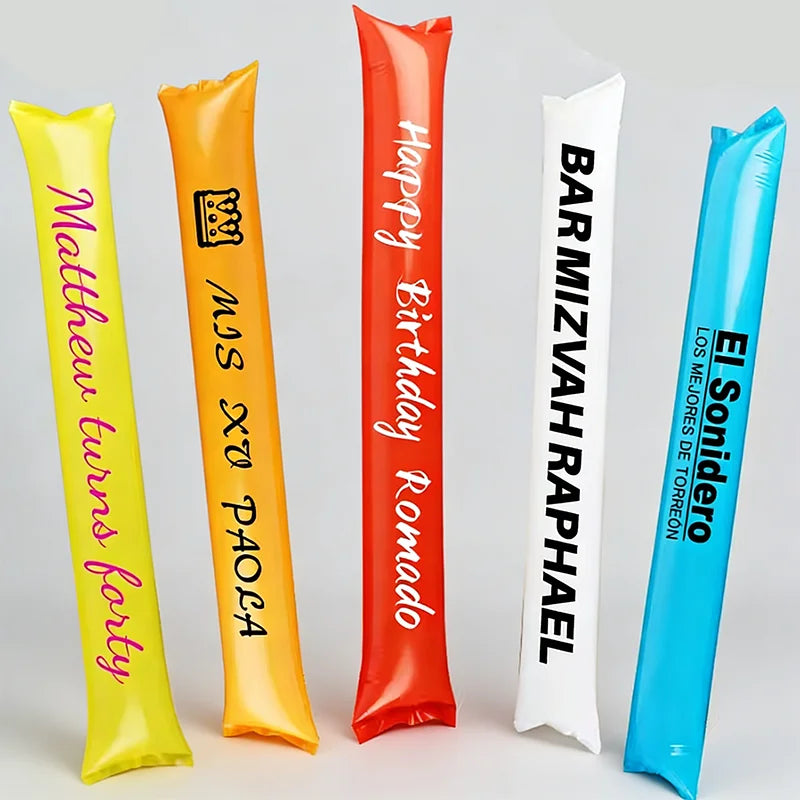 Custom Boom Sticks Balloons Stick Thunder Party Noise Maker