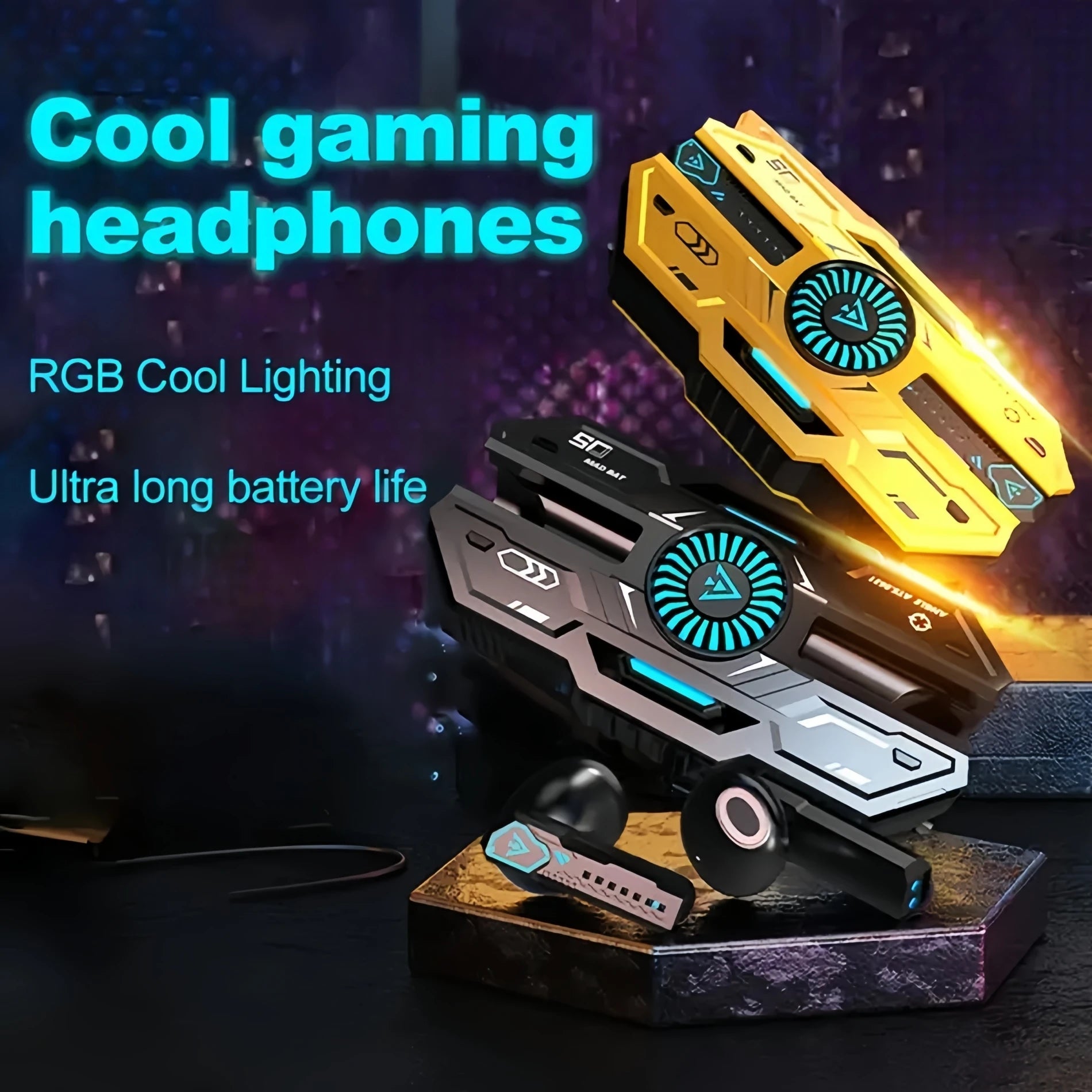 Wireless Earbuds Ultra-low Latency Gaming Bluetooth 5 49 36h