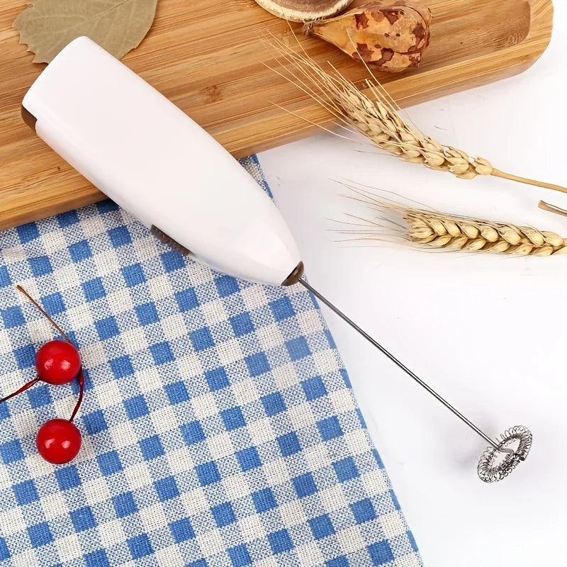 Handheld Electric Egg Beater Mini Battery Powered Milk Frother Coffee Drink Mixer Milk Foamer Kitchen Tools Zpaxo