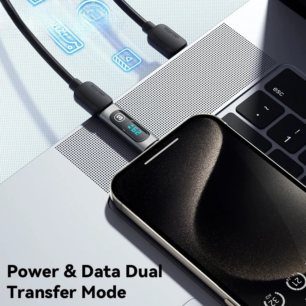 WALKESEN 240W USB-C to USB-C Adapter – OTG Digital Display USB-C Adapter Zpaxo