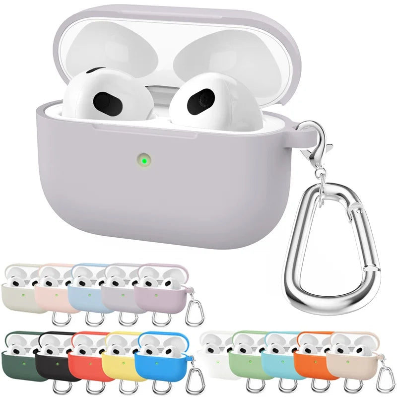 Soft Silicone Cover Apple Airpods 3 Protective Headphones Case