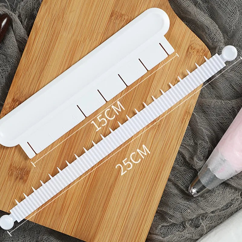 Cake Decorating Curved Ruler – Buttercream & Skirt Marker Tool Cake Decorating Tool Zpaxo