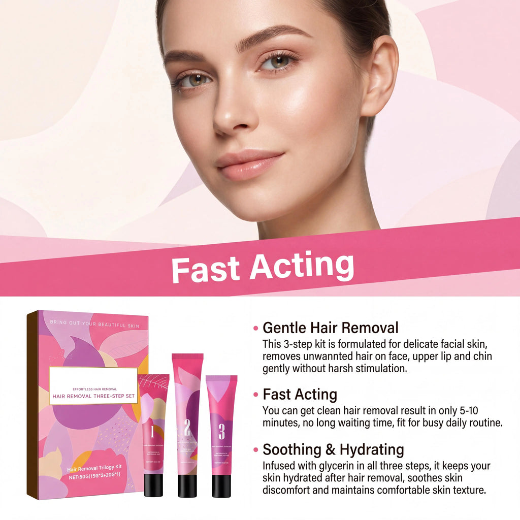 Painless Hair Removal Cream Kit for Face & Body | Zpaxo Hair Removal Cream Kit Zpaxo