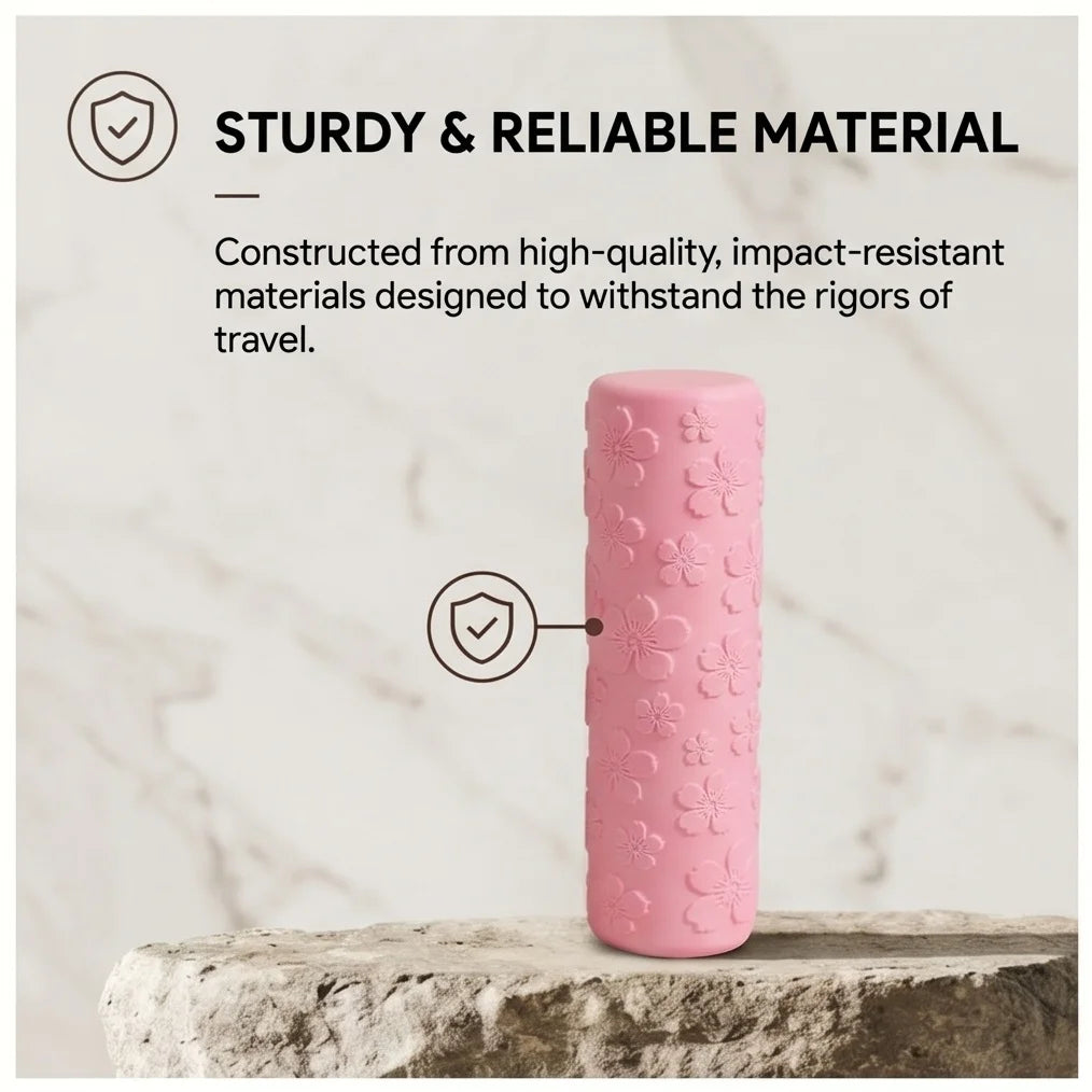 Portable Floral Toothbrush Case Travel Toiletry Organizer Holder