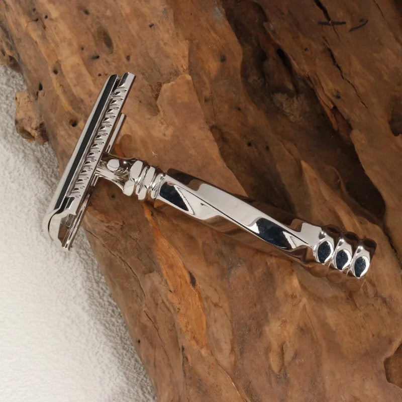 Yaqi Cerberus Stainless Steel Safety Razor | 0.65mm Blade Gap Safety Razor Zpaxo