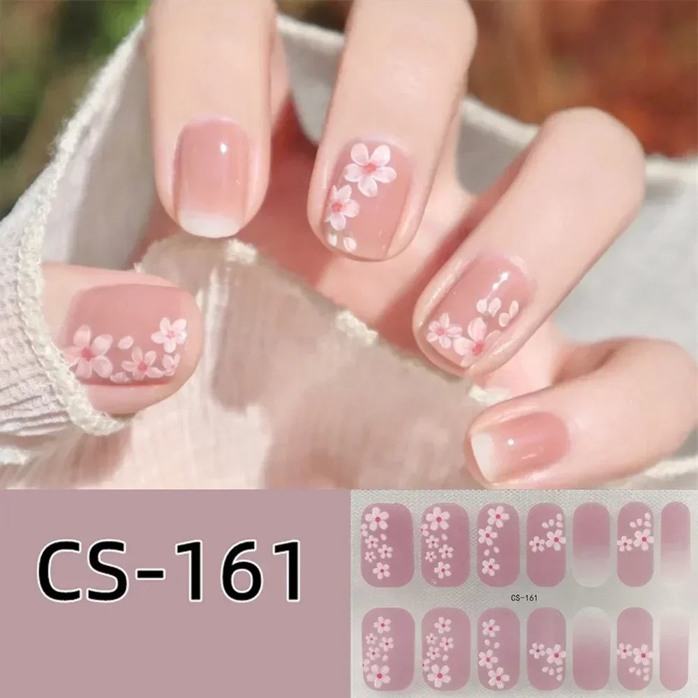 Baking Fashionable Nail Art Stickers Collection Manicure DIY Polish