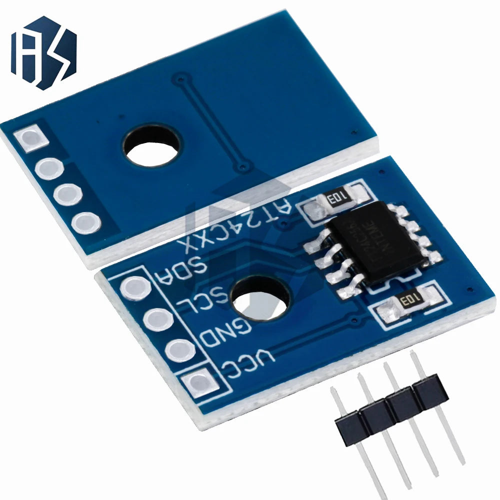 ‌AT24C256 I2C EEPROM Memory Module (256Kbit, 1.8-5.5V) with SOP-8 Package & Address Pins I2C Interface Storage Board for Ardui Zpaxo