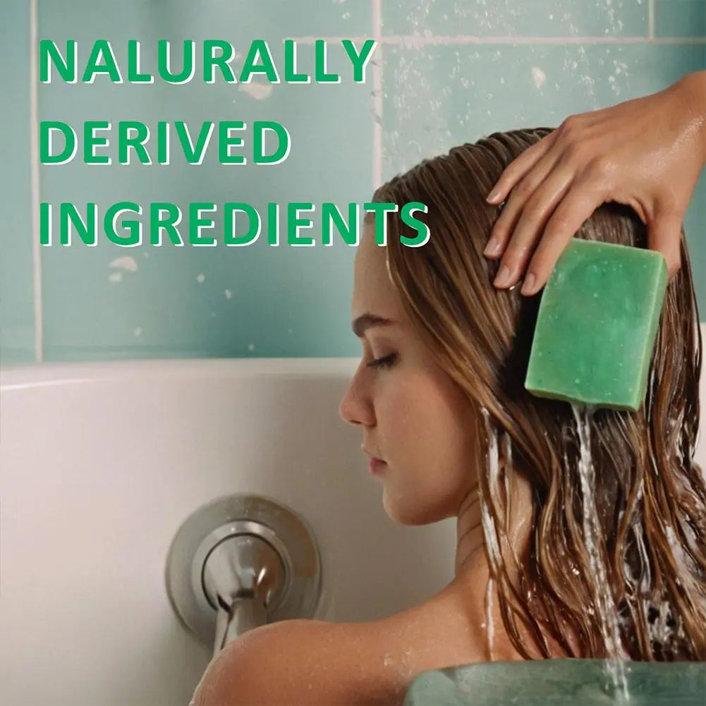 Rosemary Shampoo Bar For Hair Growth Anti Hair Loss Biotin Volumizing Hair Soap Strengthening Thickening Scalp Treatment 100g Zpaxo