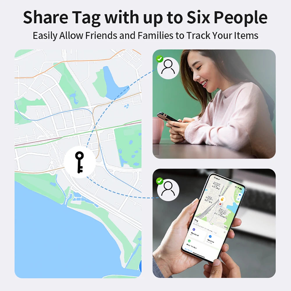 Mini Bluetooth Tracker – Anti-Lost GPS Tag for Pets, Kids & Wallet Bluetooth Item Tracker Zpaxo