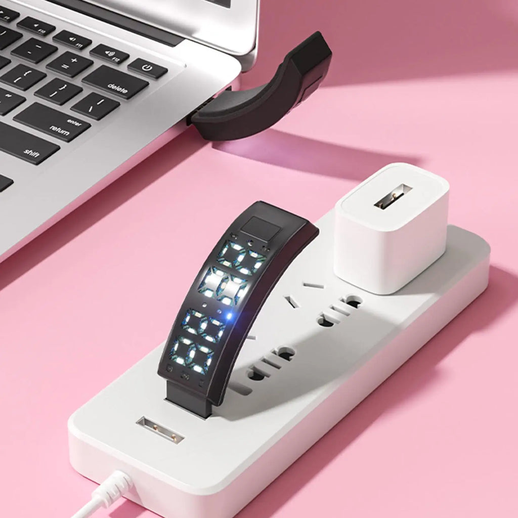 LED Digital Vibrating Alarm Watch Waterproof Sports Pedometer Silent
