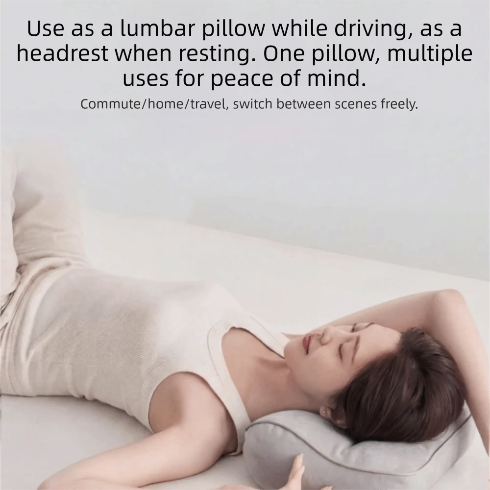 Superfine Mohair Car Headrest Lumbar Support Seasonally Versatile Zpaxo