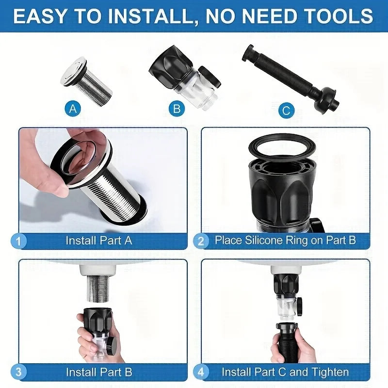 Universal Sink Drainage Pipe Telescopic Deodorizing Bathroom Kitchen Zpaxo