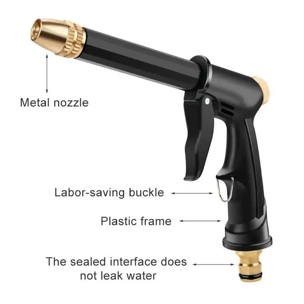 High-Pressure Garden Hose Spray Nozzle | Multi-Pattern Water Blaster Garden Hose Nozzle Zpaxo