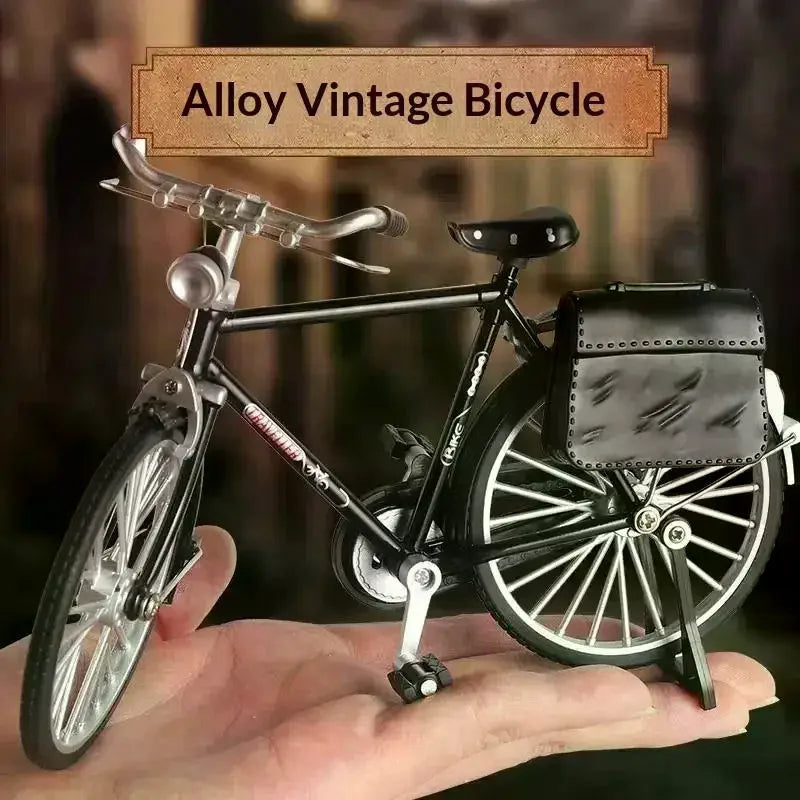 New Handmade Diy Bicycle Model With A 28-Inch Frame A Retro 90s-Style Assembly Toy Semi-Alloy Zpaxo