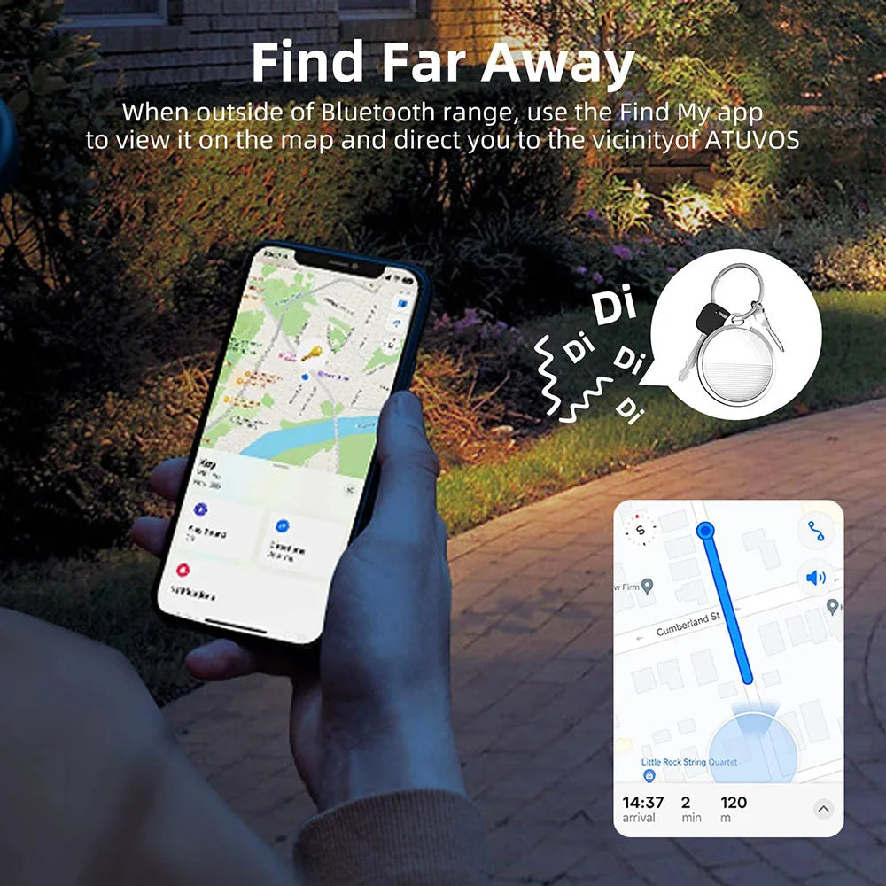 WALKESEN Bluetooth Item Finder – Apple Find My Tracker Tag Bluetooth Item Tracker Zpaxo