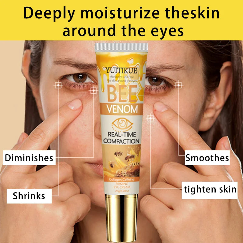 Bee Venom Instant Eye Cream 20g – Firm, Lift & Reduce Dark Circles Eye Cream Zpaxo