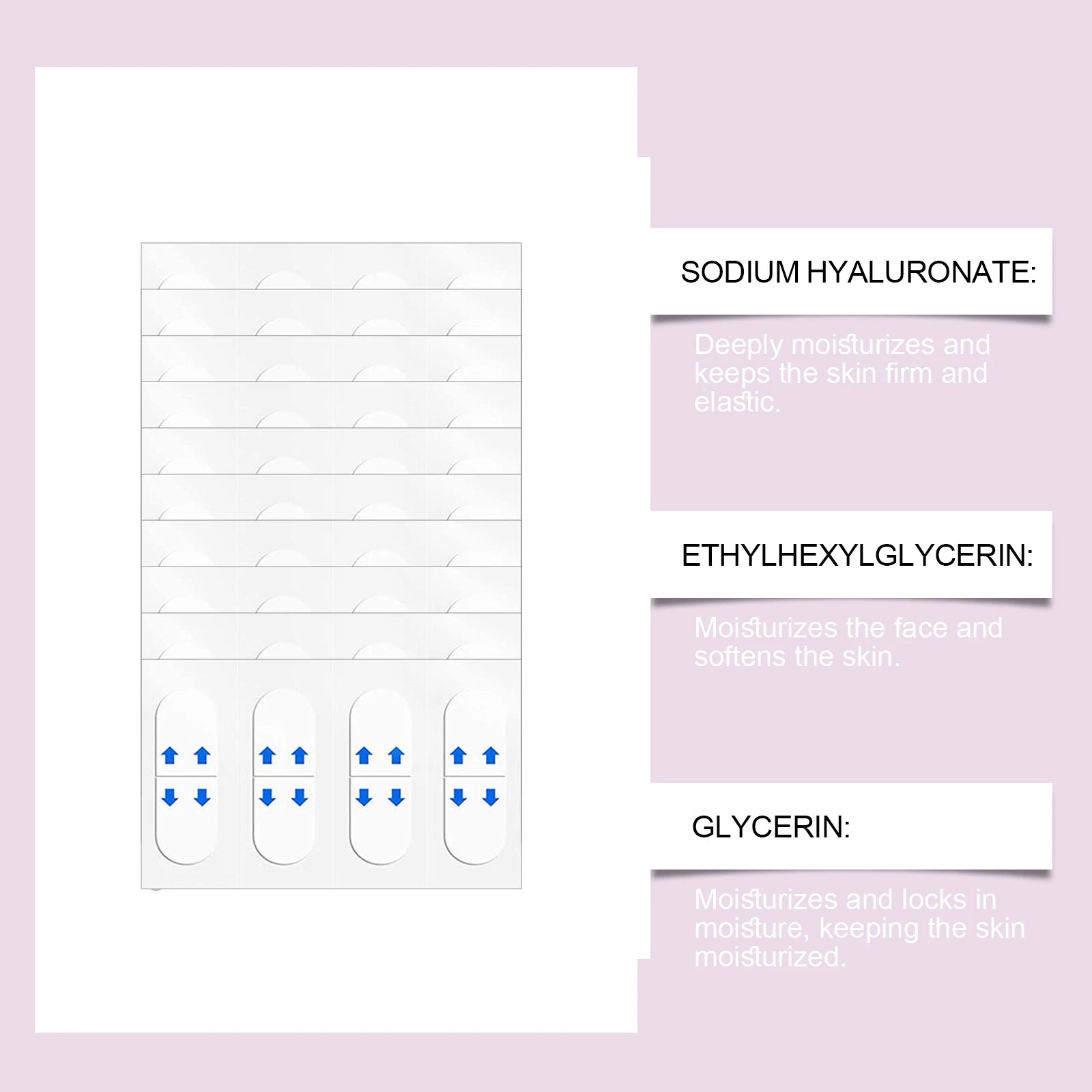 Invisible Face Lift Tape – V-Shape Chin & Neck Patches (40pc) Face Lift Tape Zpaxo