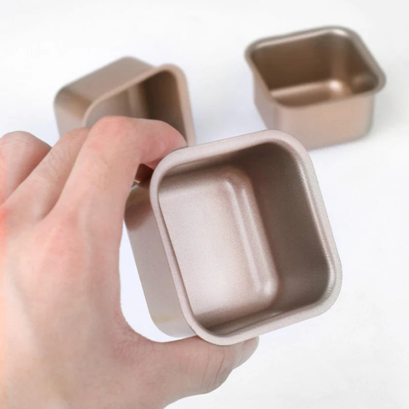 Mini Non-Stick Carbon Steel Square Loaf & Brownie Baking Pan