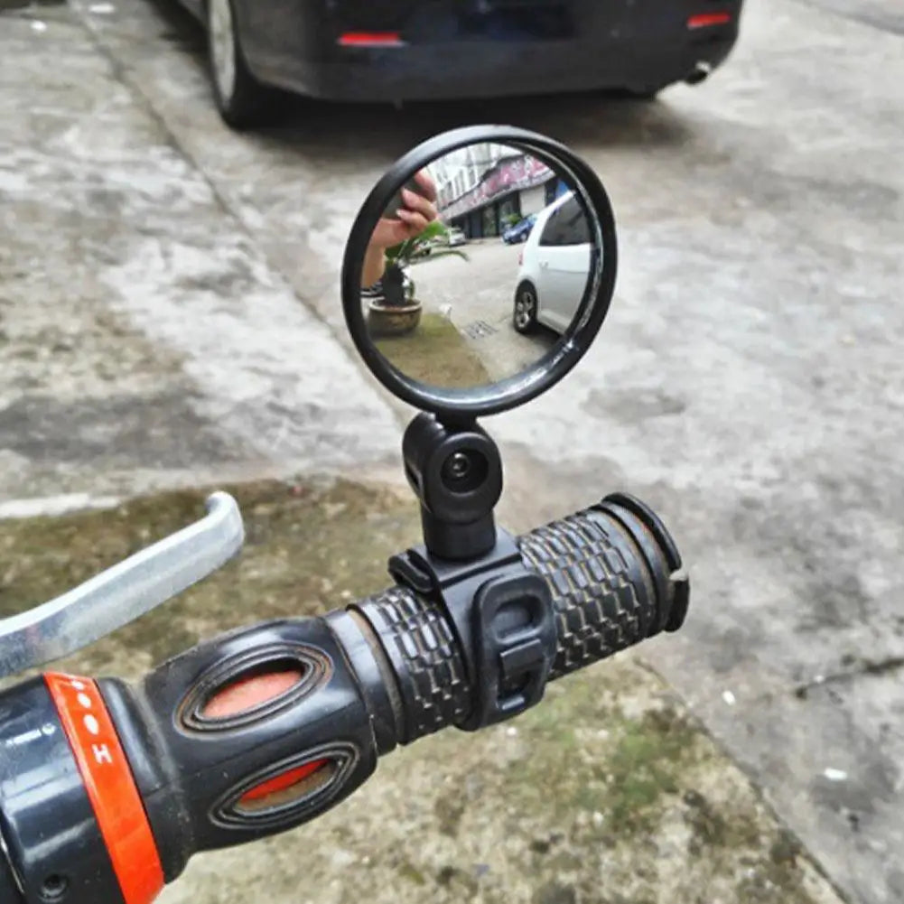 Adjustable Bike Handlebar Rearview Mirror – 2 Pack | Wide Angle Bicycle Handlebar Mirror Zpaxo