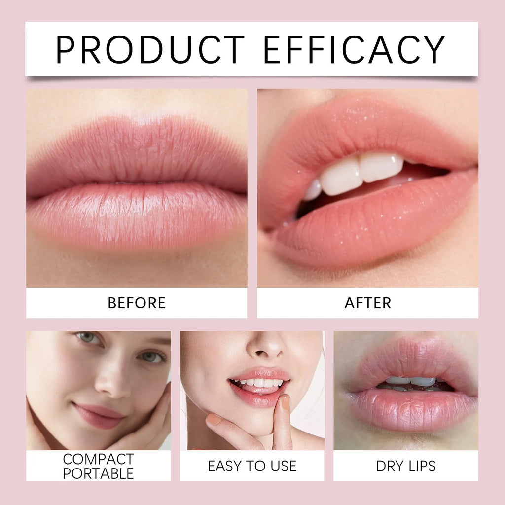 Lip Oil Hydrating Repair Serum Vitamin C & Lemon Oil Infused For Dry Chapped Lips Care Long Lasting Moisturizing Glossy Finish Zpaxo