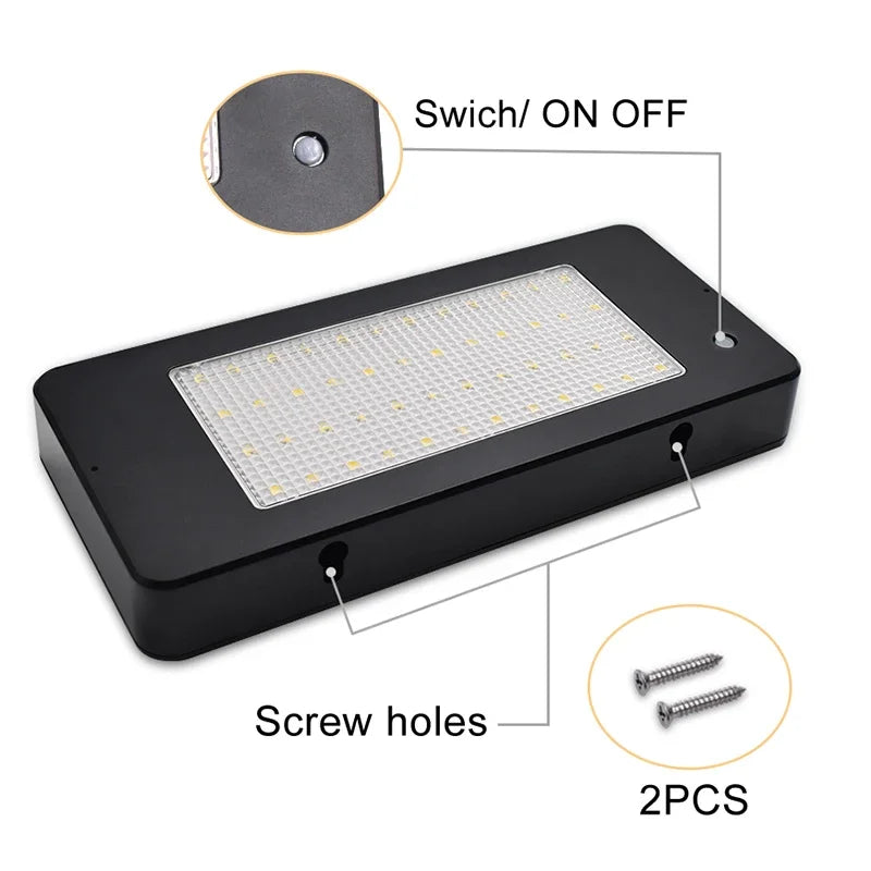 Solar Wall Lights Outdoor Garden Waterproof Panel Lamp Radar Sensor Zpaxo