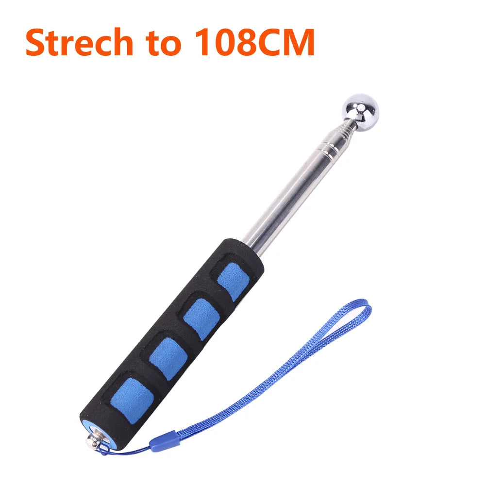 115/130/108CM Telescopic Wall Check Hammer Telescopic Thickening Checker Hammer Inspection Walls Floors Ceilings Tiles Test Tool Zpaxo 108CM