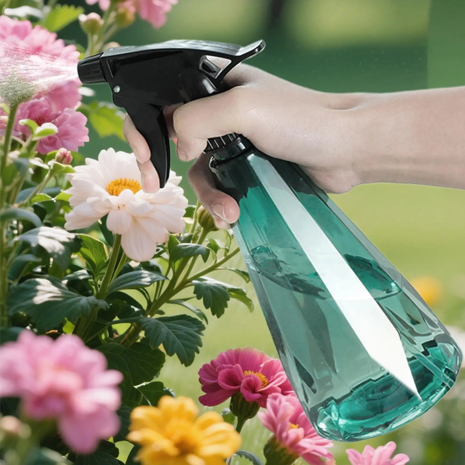 500ml Adjustable Refillable Garden Spray Bottle | Mist & Stream Garden Spray Bottle Zpaxo