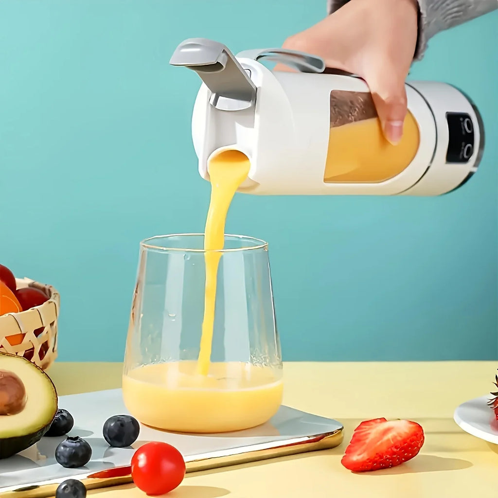Portable USB-Rechargeable Blender & Juicer - Easy Clean, Perfect for Fruit & Vegetable Drinks, Milkshakes - 10.14oz to 16.91oz Zpaxo