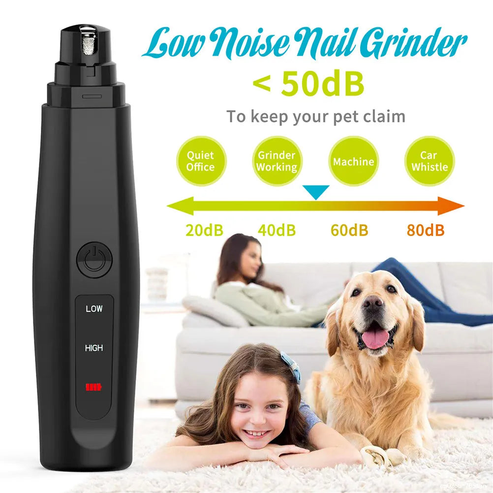 Pet Nail Clipper Grinder Dogs Cat Electric Grinders Heavy Duty