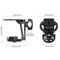 CM1Pcs Motorcycle Cup Holder Foldable Motorbike Handlebar Support