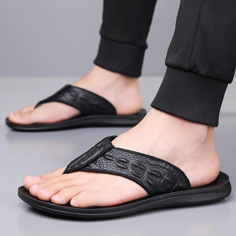 Men's Slippers Comfortable Lightweight Soft Sole Casual Slides Indoor
