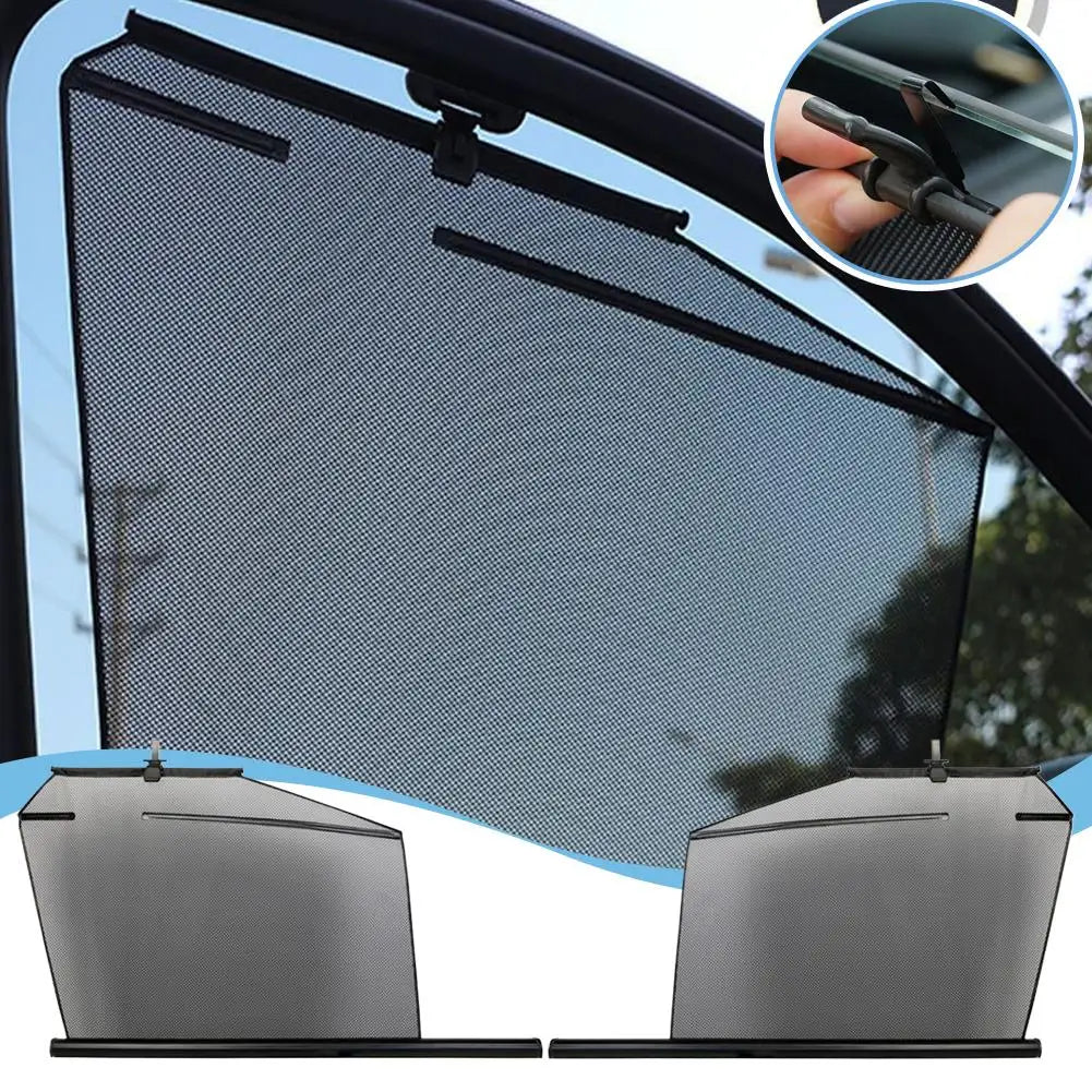 Driver Seat Flexible Sunshade Car Window Curtain Sunshade Blocks Back Seat Sun UV Glare Heat Protector Car Trunk RV Travel Zpaxo