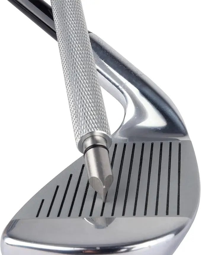 Golf Groove Sharpener – U/V/Square Wedge Regrooving Tool Golf Groove Sharpener Zpaxo Light Grey