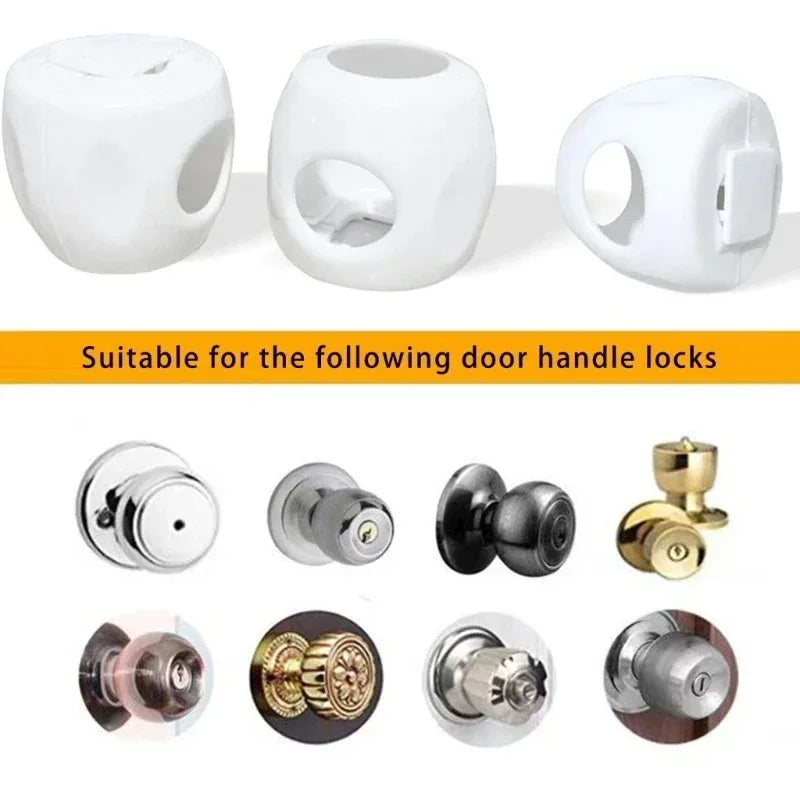 Baby Safety Door Lock Protective Cover Child Design Prevents