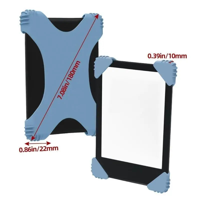 652F Portable Ebook Tablets Grip Featuring Silicone Commuting Travel Zpaxo