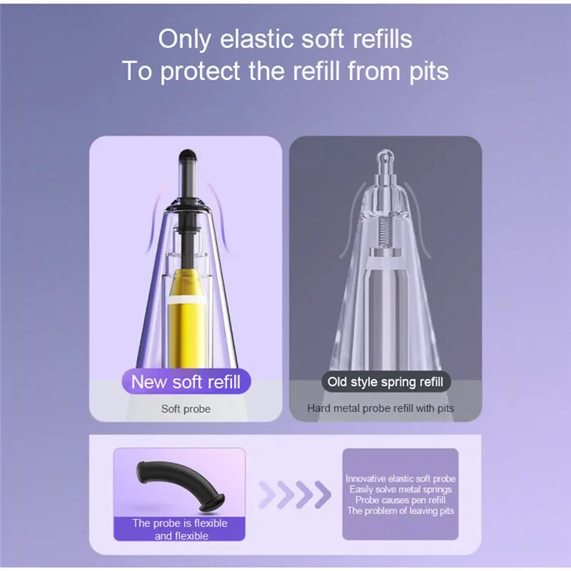 Pencil Tips Apple 1 2 Gen Replacement Crystal Diamond 4B 2B HB Ipad Zpaxo
