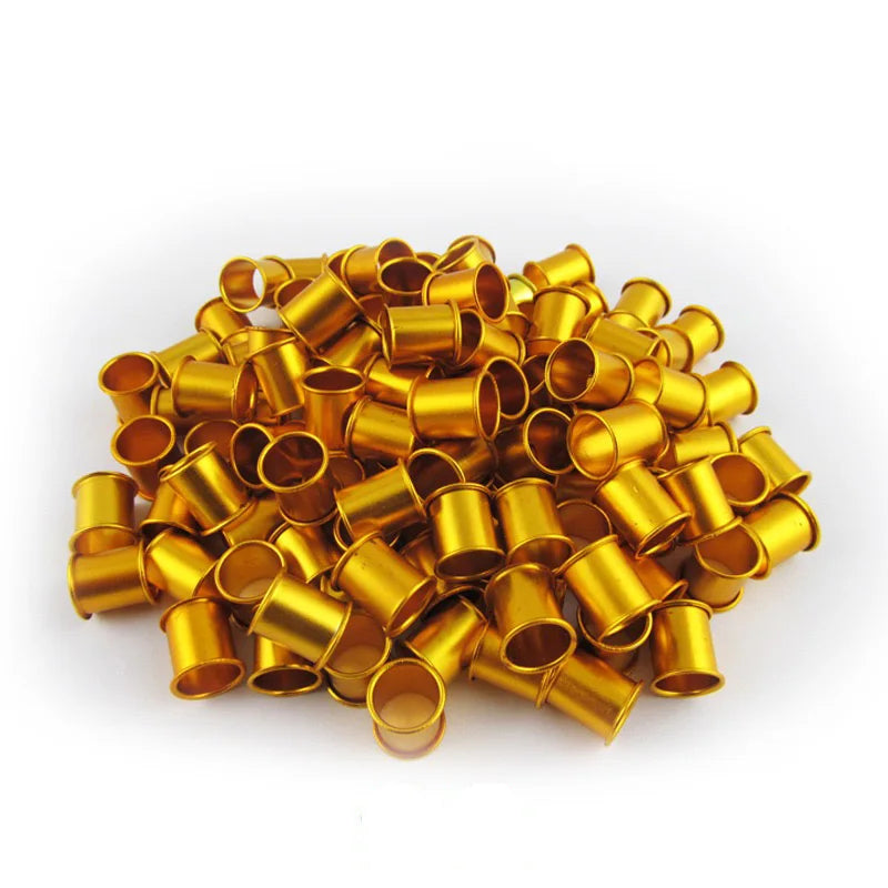 Pigeon Foot Rings Aluminum Ring Birds Identification Tools 7 Colors Zpaxo Gold