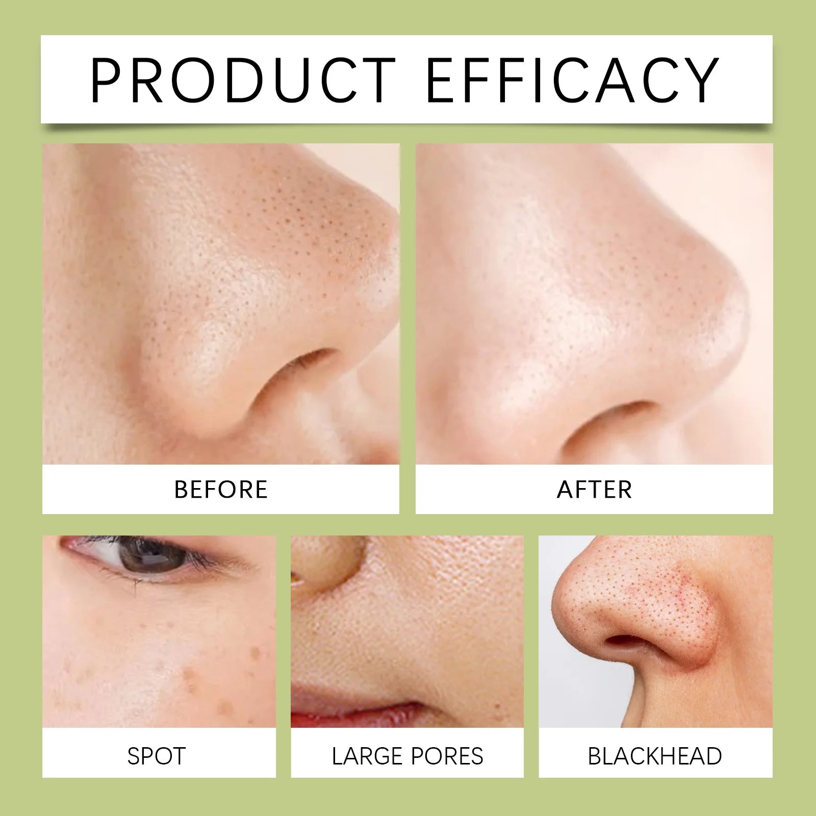 HOYGI 100g Pore Refining Clay Mask Kaolin Tea Extract Deep Cleansing Control Facial Treatment for Oily Skin Non Drying Formula Zpaxo
