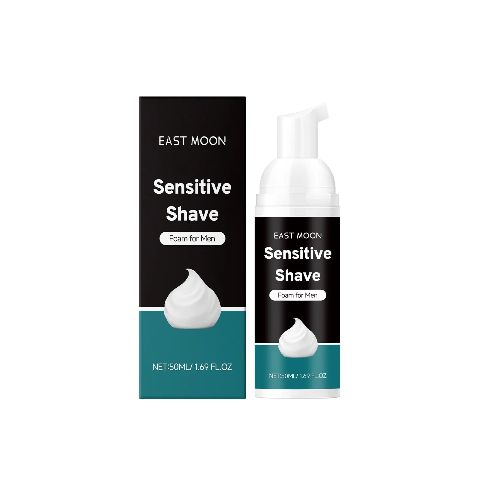 50ml Aloe Shaving Mousse for Men Keep Refresh Comfortable Softening Beard Not Irritaing Deep Cleaning Shave Skin Care Cream Zpaxo 50ml boxed