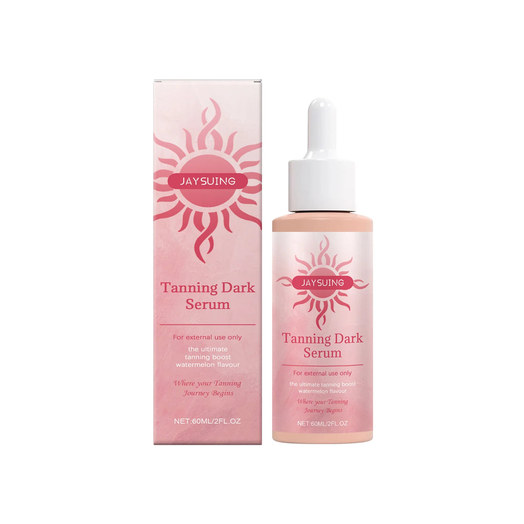 Jaysuing Watermelon Self Tanner Dark Drops Vitamin E 60ml Self Tanning Serum Zpaxo 60ml boxed 60ml