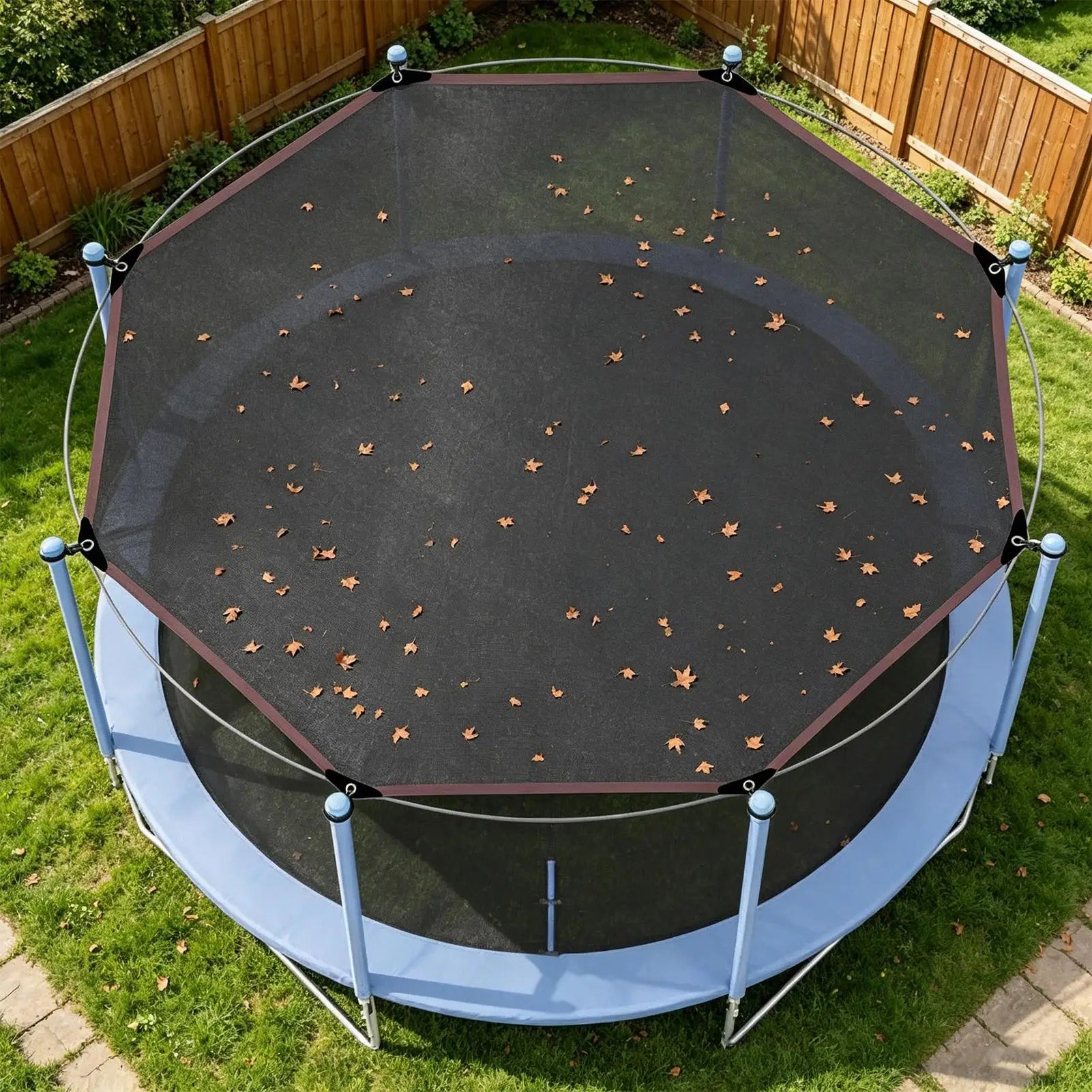 10/12/14FT Trampoline Sunshade Tent Cover Trampoline Shade Cover Trampoline Protection Cover Compatible Sunshade Accessories Zpaxo